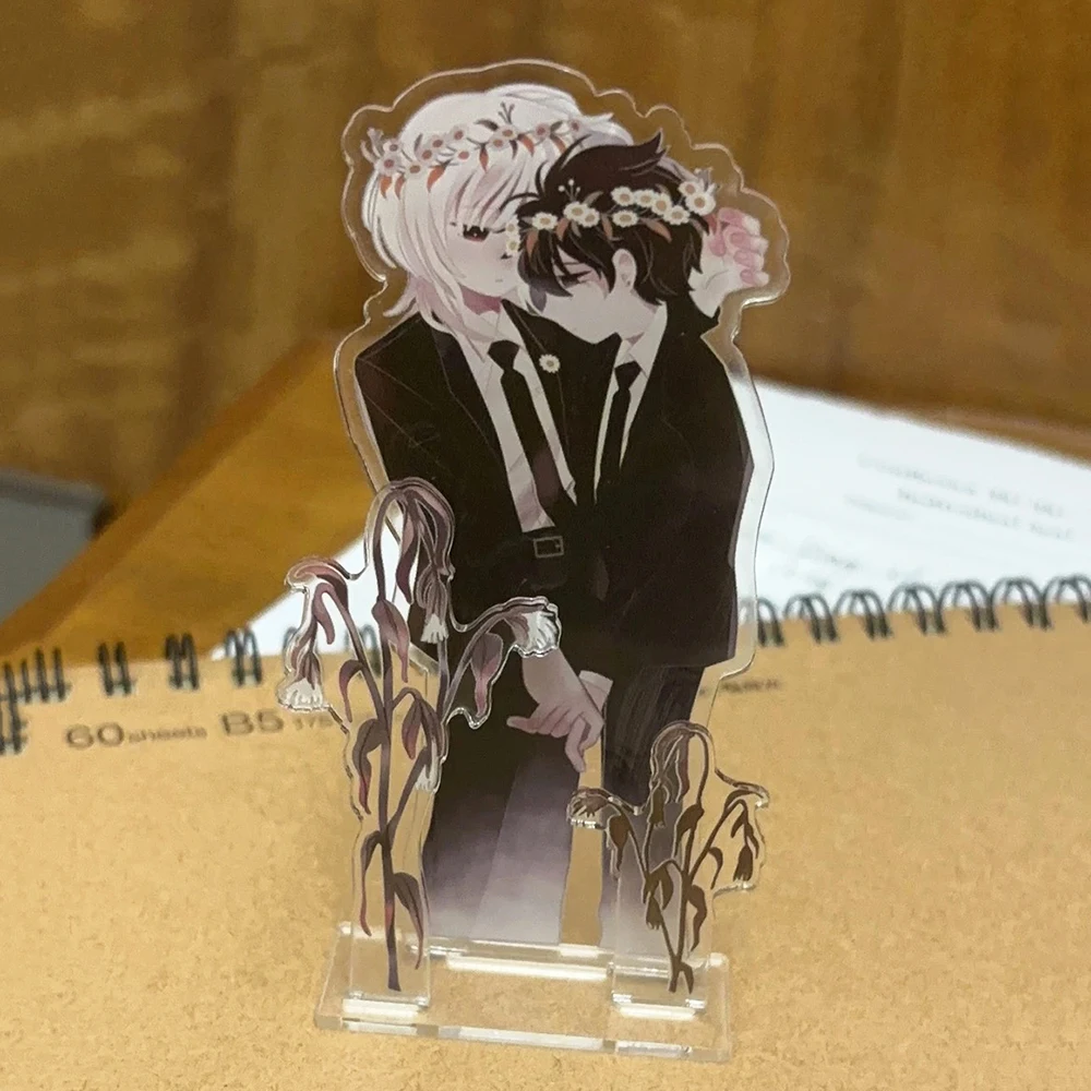Game Saihate Station Harunatsufuyu Haru ‌Shion Tachinami Cosplay Acrylic Stand Cartoon Figure Standing Plates Halloween Decorat