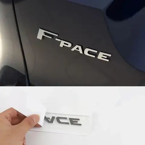 For Jaguar Car stickers F-PACE E-PACE F-TYPE XJL V8 6 5.0 3.0 25t 30t 20t AWD XEL XFL P200 250 300 350 refit Displacement Word