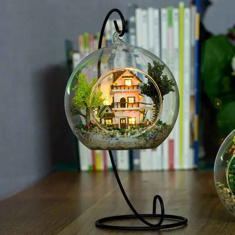 

DIY Glass Ball Micro Landscape Mini House 3D Building Blocks Puzzle Educational Toy Romantic Gift For Couples Boys Girls 2025