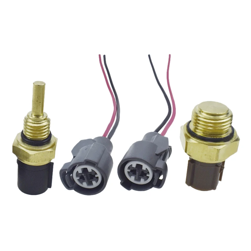 

37760P00003 37760P00004 37870PJ7003 Комплект разъемов датчика температуры охлаждающей жидкости и переключателя вентилятора охлаждения, подходит для Honda Acura Isuzu Oasis