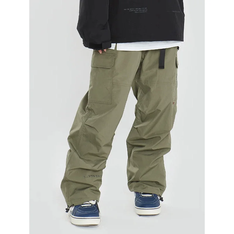 Pantaloni da sci Snowboard Doppia tavola Freestyle Impermeabile Vento addensato Inverno giapponese