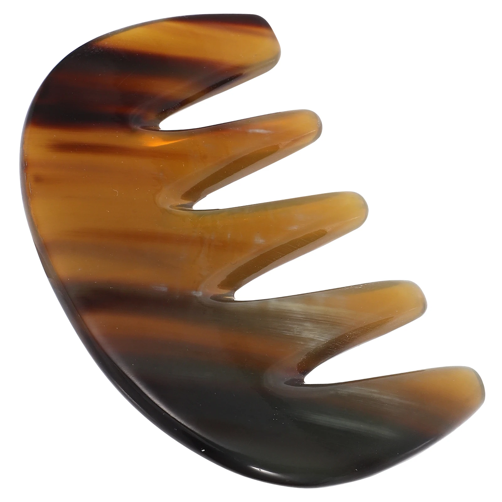 

Natural Massage Ox Horn Comb for Wide Tooth Anti Static Scalp Therapy Rake Style Hair Comb Comfortable Gift