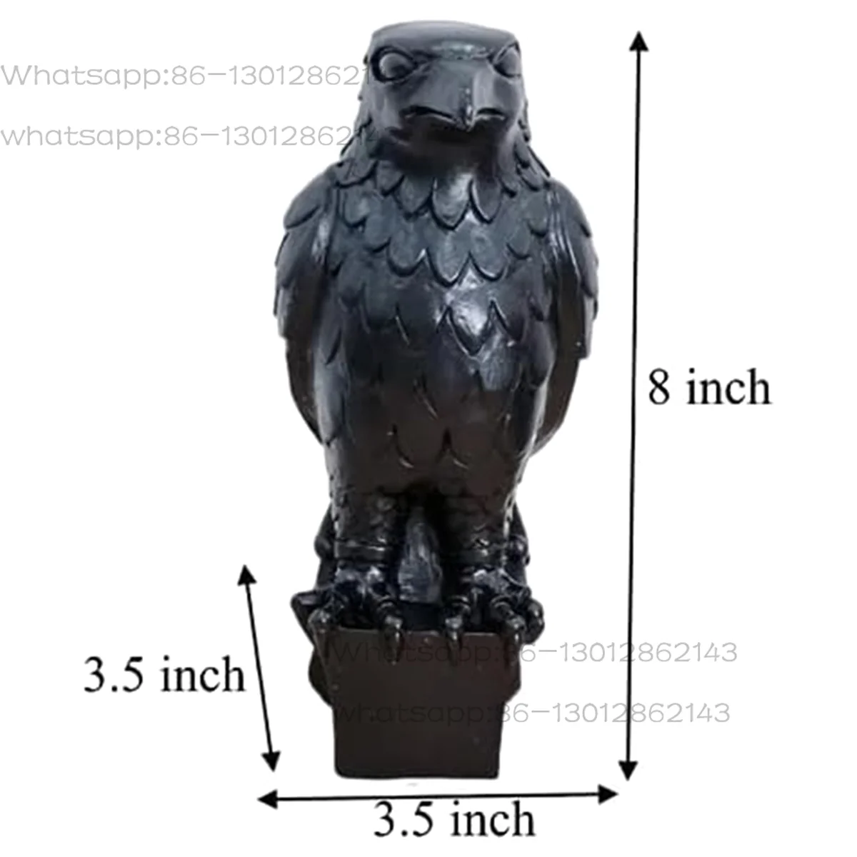 Maltese Falcon Statue Shelf Decorations the Maltese Falcon Replica From the Film Prop Replica Handmade Resin Sculpture view 3