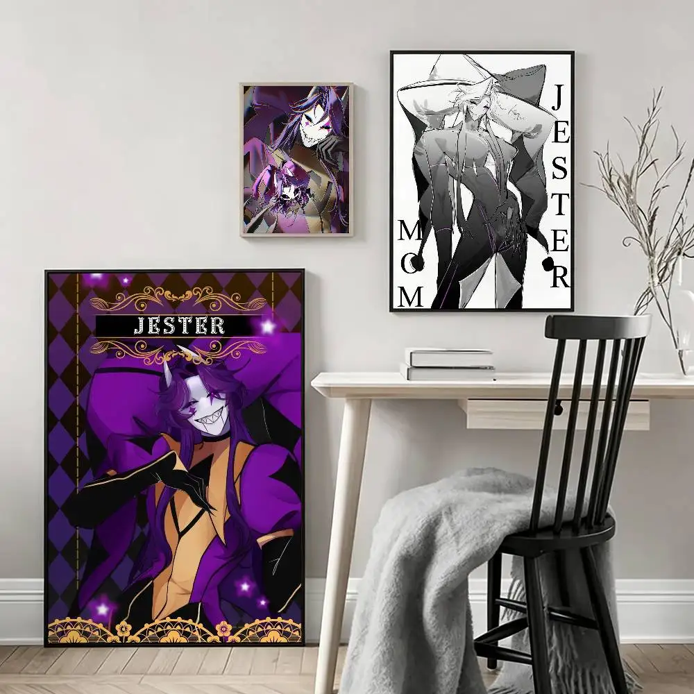 Game Anime The F-Freak C-Circus Jester Poster High Quality Dorm Living Room Aesthetic Wall Decoration Painting Stickers Gift