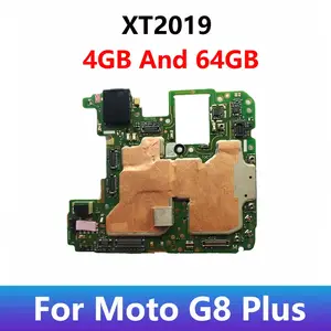 Bilashmart Original Motorola Moto G8 Plus XT2019 Motherboard Mobile Electronic Panel Circuits With Chips Plate 4GB And 64GB