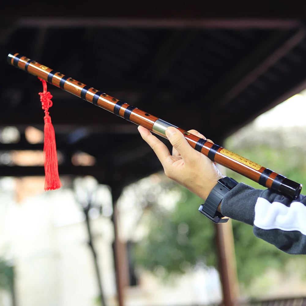 ZD-03 Bamboo Flute Professional Woodwind Musical Instruments C D E F G Key Chinese Traditional Dizi Transversal Flauta