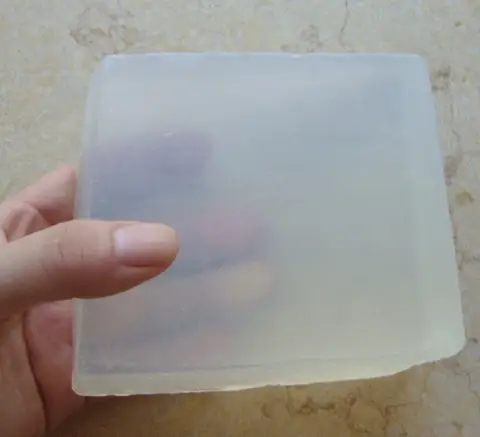 1pc = 1kg 투명 비누베이스 DIY 수제 비누 원료 비누 만들기위한 글리세린 비누