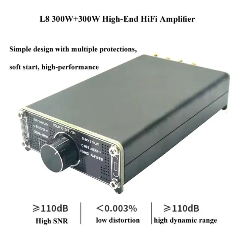 652F HIFI الرقمية ستيريو الصوت قوة المنزل مكبر للصوت TPA3255 مكبر صوت صغير الحجم راديو #5