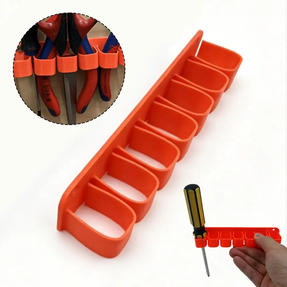 Wall Mounted Durable Plastic Wrench Organizer 14cm Easy to Clean for Garage Workshop Professional Repair