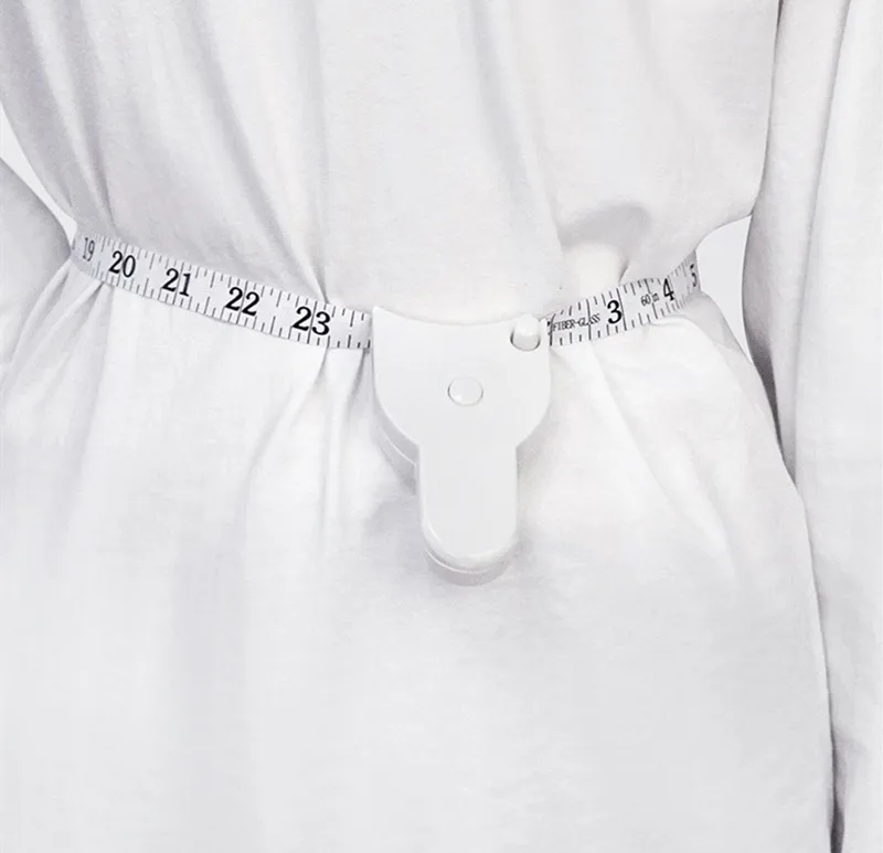 150cm Automatic Telescopic Body Tape Measure 150cm, Flexible Portable Soft Ruler, Practical Accessory for Recording Body Sizes and Fitness Data Daily