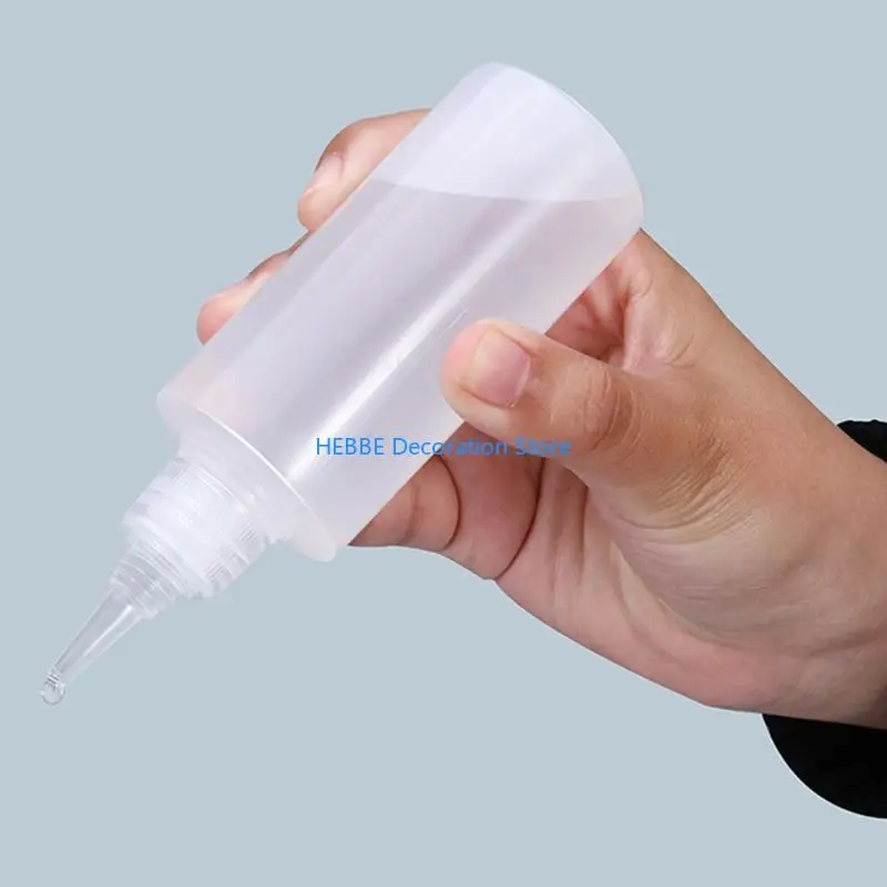 B0KC 1 oz Plastic Small Squeeze Bottles Bottle Safe Small Sauce Bottles