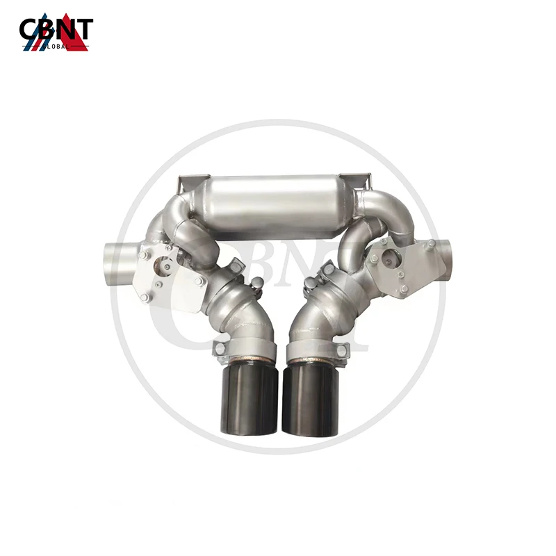 CBNT High Performance Upgrade Exhaust System Pipe Axleback Muffler with Valve SS304 Catback for Porsche 911 992 3.0T GT3