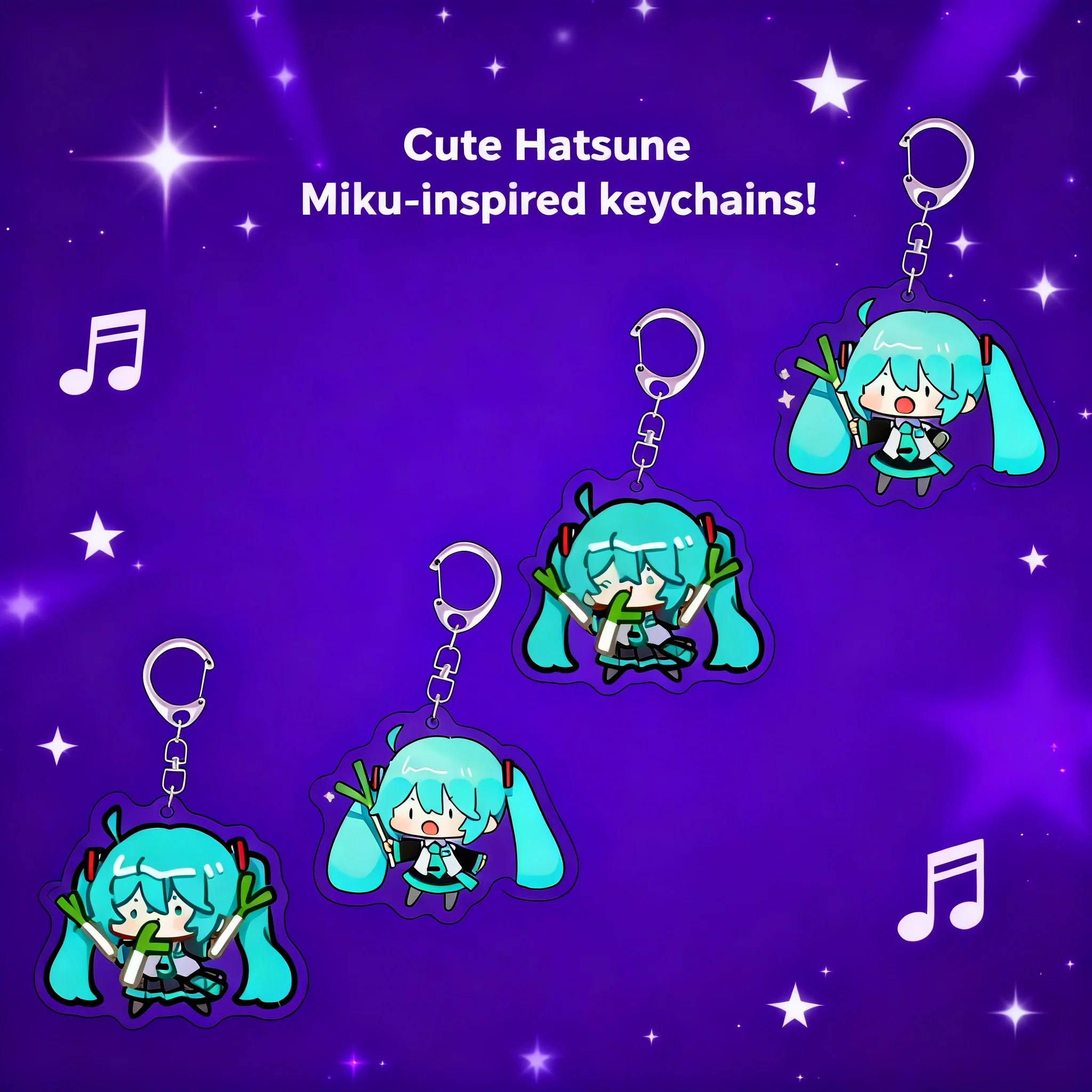 

Miku Hatsune Keychain Funny Cartoon Creative Acrylic Keychain for Friends Bestie Backpack Pendant Accessory Gift
