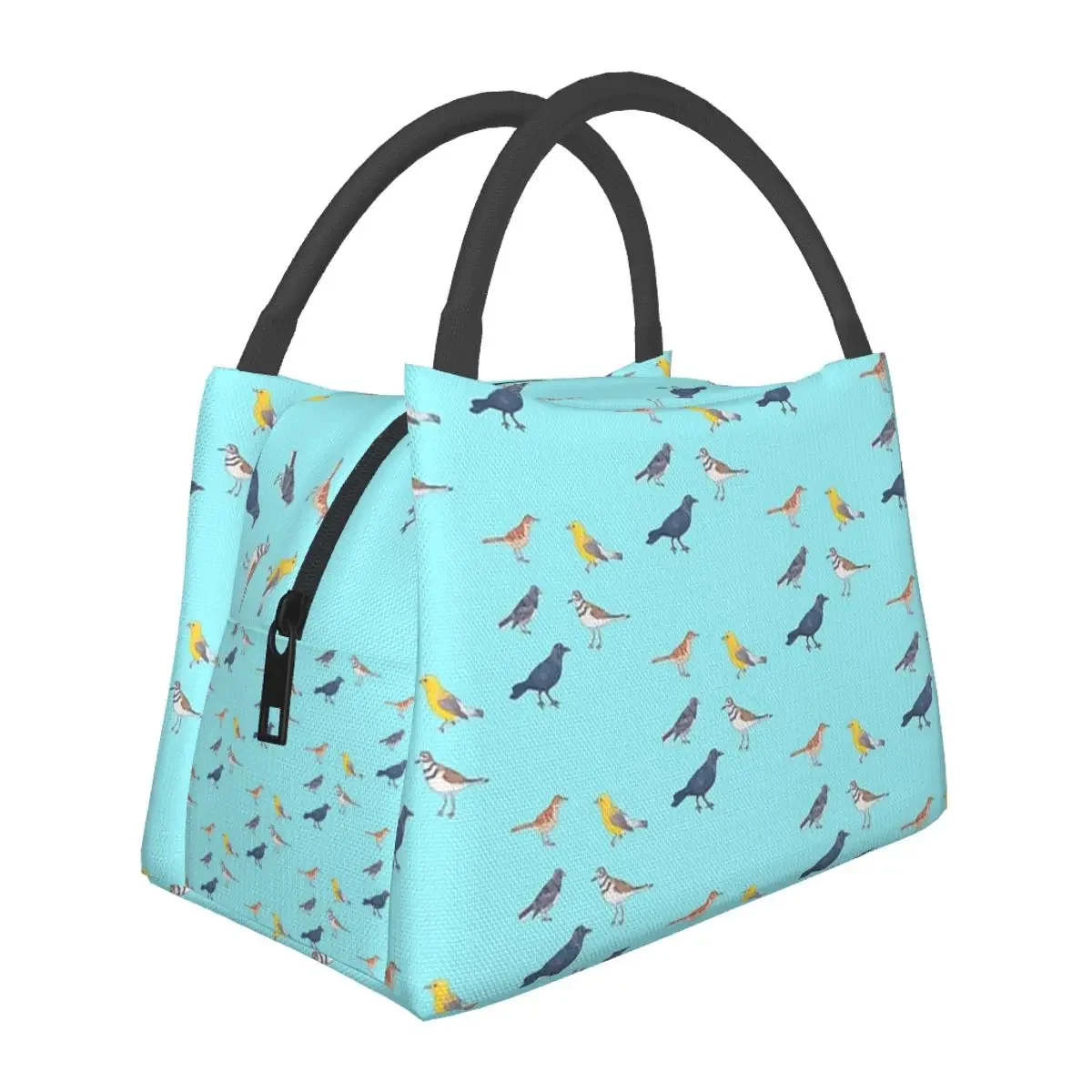 

North American Bird Pack Lunch Bags Insulated Bento Box Lunch Tote Resuable Picnic Bags Cooler Thermal Bag for Woman Student