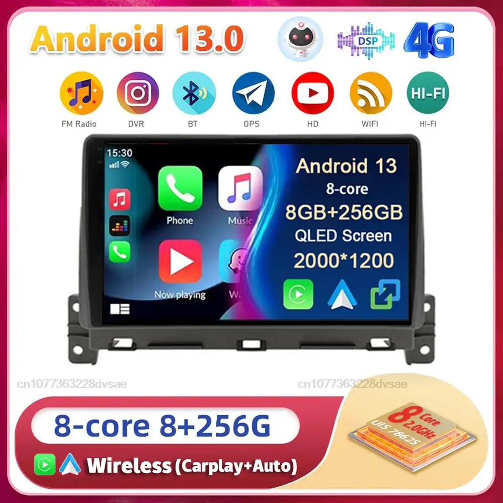 

Автомобильная Мультимедийная система, стерео-система на Android 13, с Wi-Fi, 4G, для Great Wall Wingle 7, 2018, 2019, 2020, типоразмер 2DIN