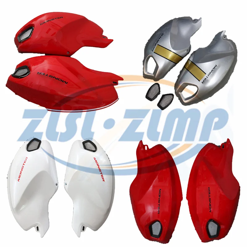 Motorcycle Left Right Side Tank Cover fairing For DUCATI Monster 696 796 1100 EVO Fairings Cover Parts