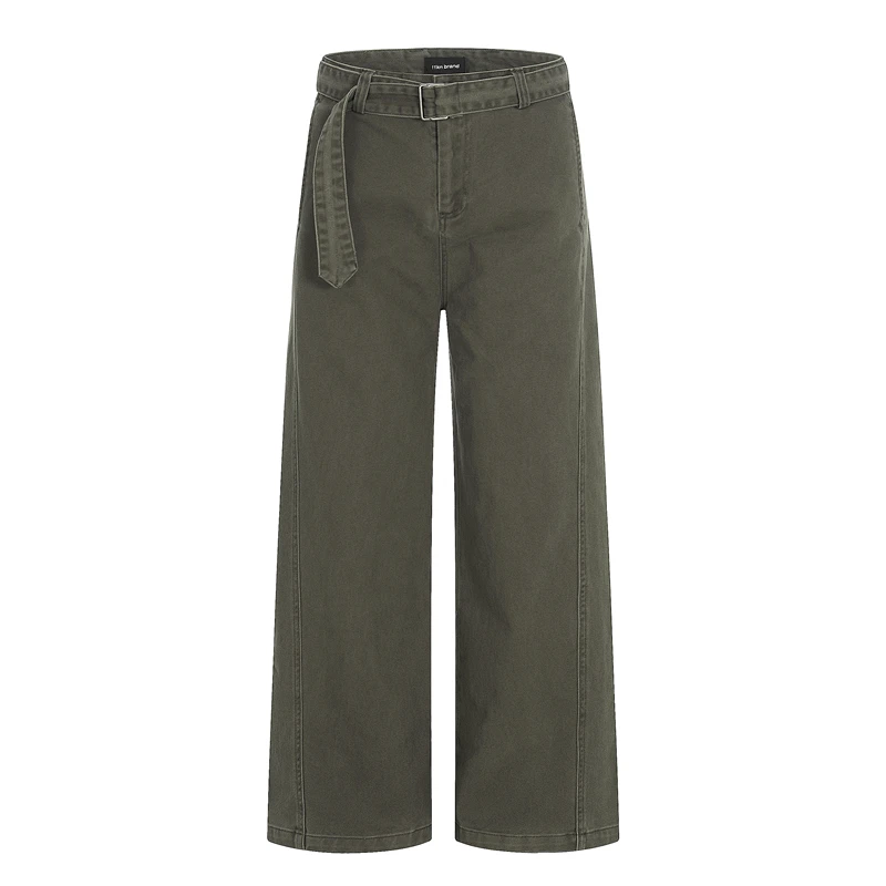 

Американские джинсы прямого кроя в стиле ретро для мужчин и женщин: повседневные брюки Cleanfit Slim Wide Leg для любого сезона