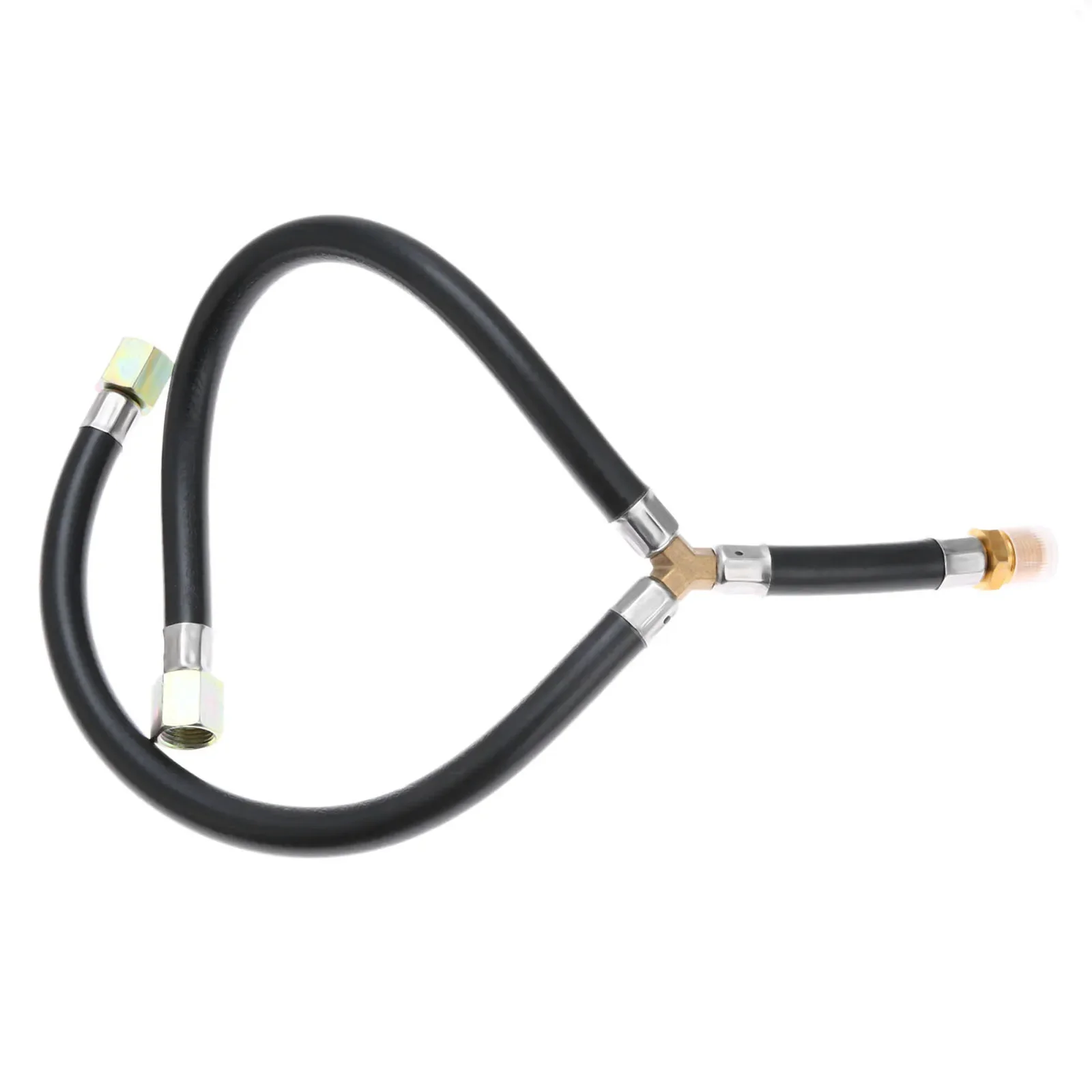 3/8 Inch Flare Gas Barbecue Grill Connection Flexible Pipe Y Splitter Hose Assemly Parts Inlet Pipe for BBQ Stove