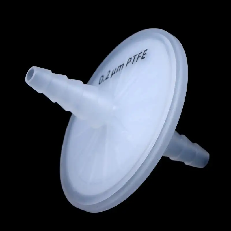 Laboratory Biological Culture Air Filter 50mm 0.22um Pore Disposable Sterile Tool for Daily Lab Use