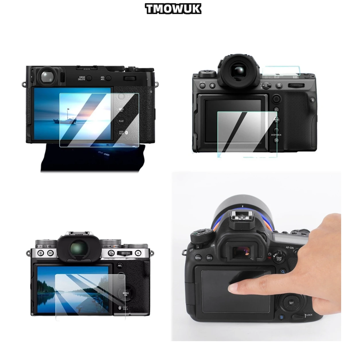 

For Fujifilm X-100T X-100 X-100S X-100F, Oil-Repellent Coating On 9H Tempered Glass.