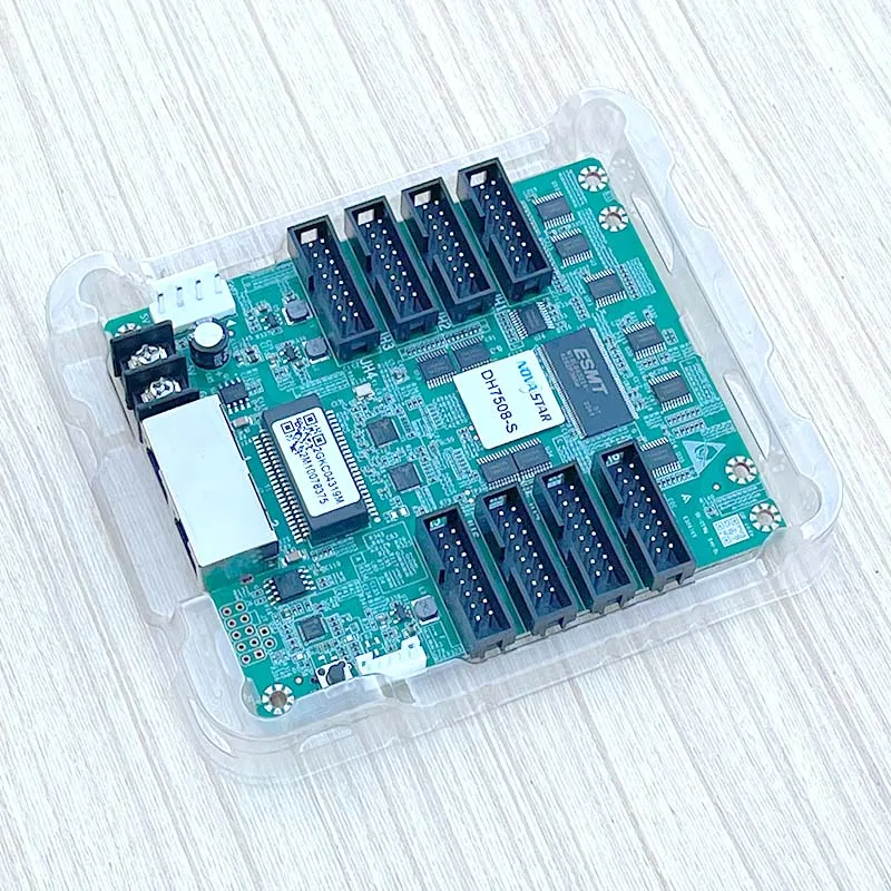 Novastar DH7508-S приемная видеокарта, настенный контроллер для наружного и внутреннего освещения, экран дисплея RGB HBU75, полноцветный модуль