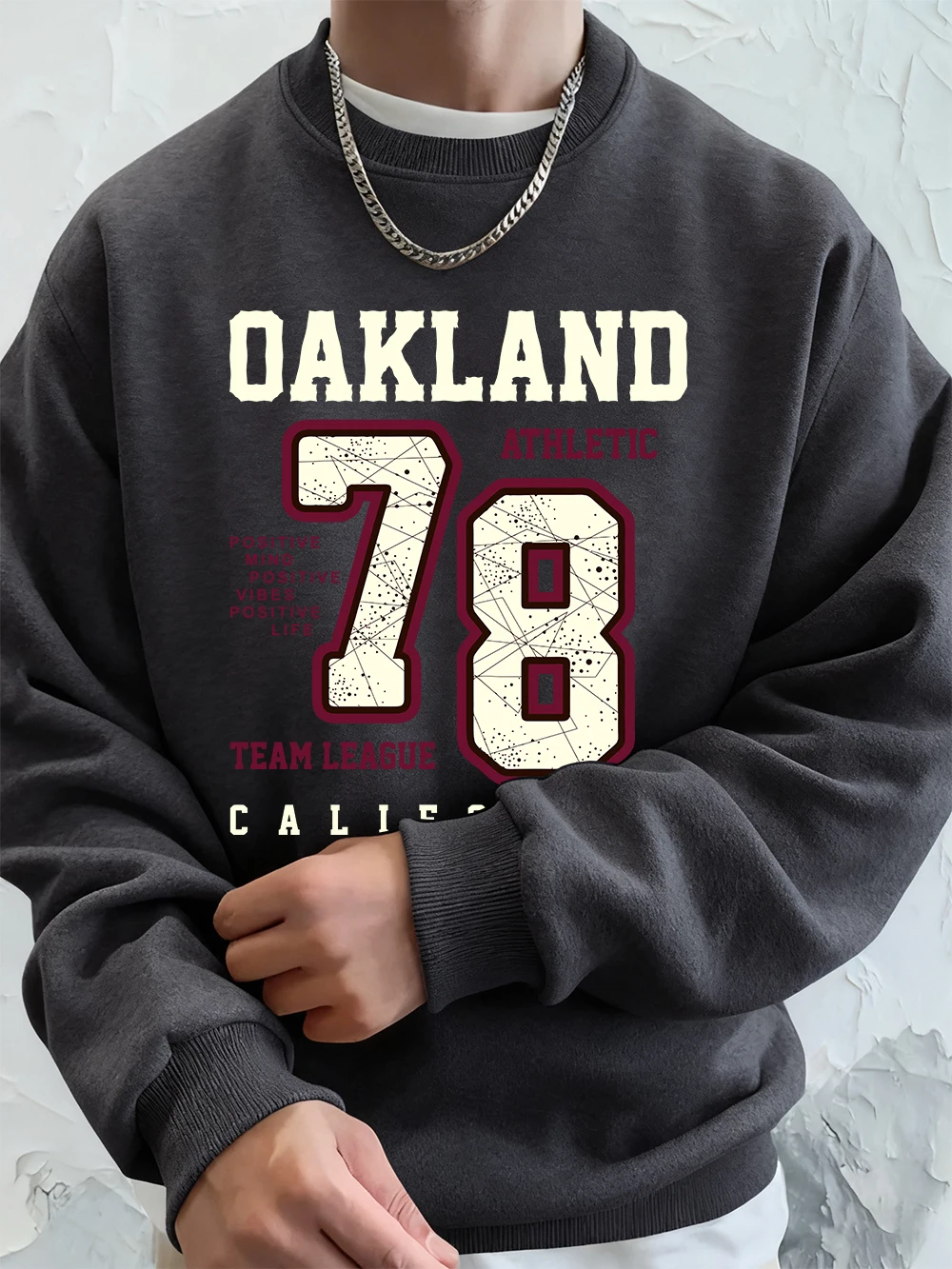 78 فريق الدوري كاليفورنيا يطبع الرجال هوديس الخريف فضفاض البلوز الهيب هوب Crewneck الصوف الدافئة البلوز الشارع الرجال الملابس