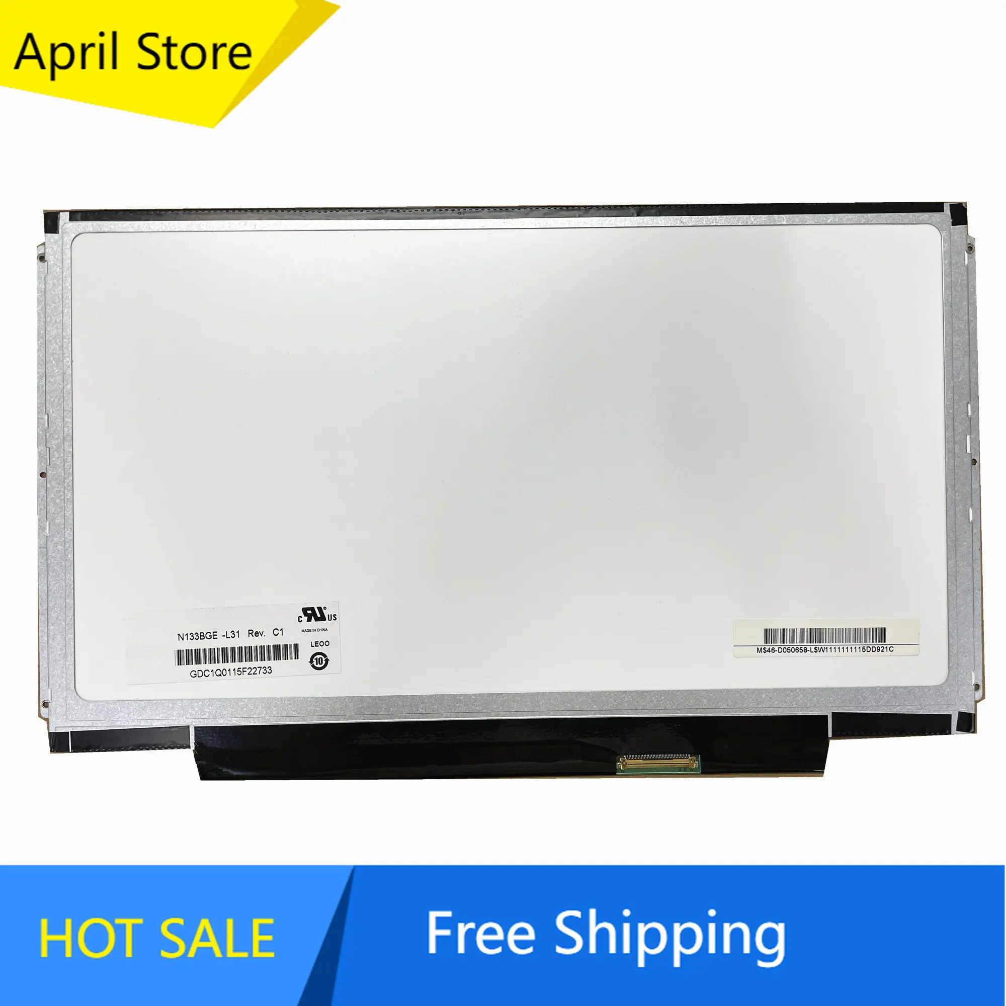 13.3 inch N133BGE-L31 N133BGE-L41 Laptop LCD Screen Panel Matrix 1366*768 LVDS 40 Pins ordenadores portátiles