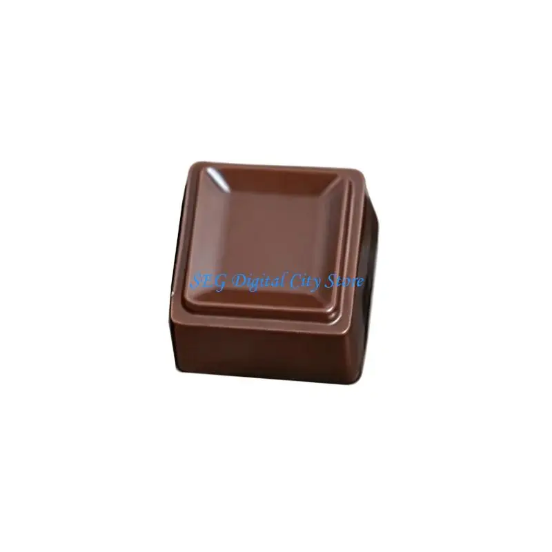 U75B Artistic Resins Keycap in Chocolate Ergonomic Design Comfortable Typing Experience for Gamers and Typists