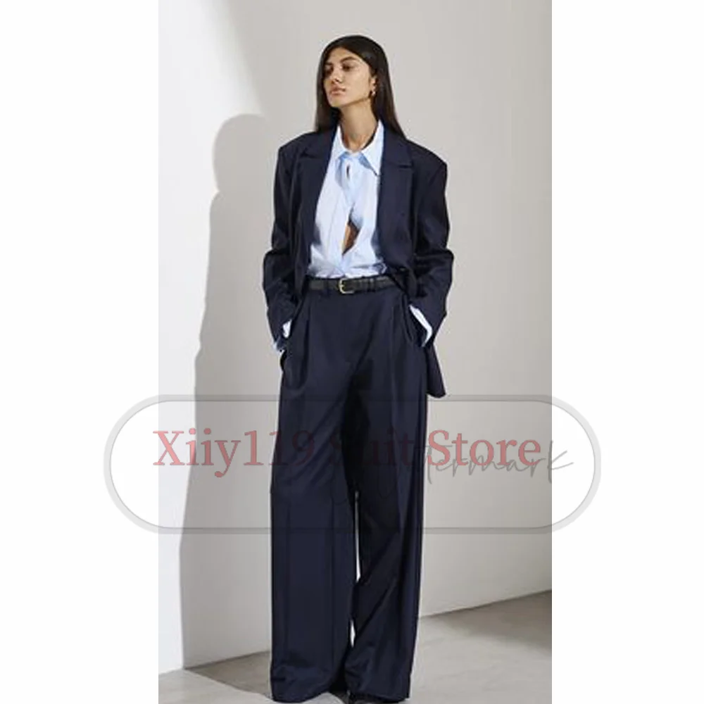 Women's Suits Sets for Women 2 Pieces Spring New Women's Serge Two-piece Suit Business Commuter Suit Woman Pants Outfit Pant Set