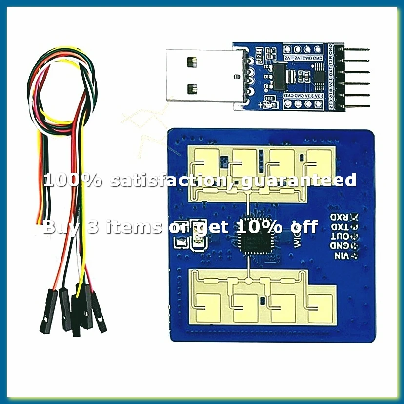 New LD2411S Smart Home 5V 50mA High Performance 24GHz Motion / Mini Motion Human Sensing Distance Sensor Module