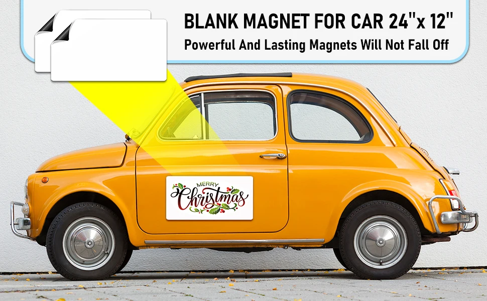Auto DIY magnetische Aufkleber entwerfen Sie Ihr eigenes benutzer definiertes Geschäfts zeichen Vinyl blätter Fenster becher Ges – Detail 5
