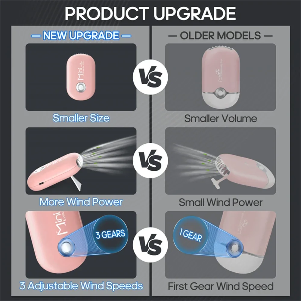 充電式まつげエクステドライヤーファン 3 スピードポータブルハンドヘルドブロワーグルーマスカラ移植冷却エクステンションツール