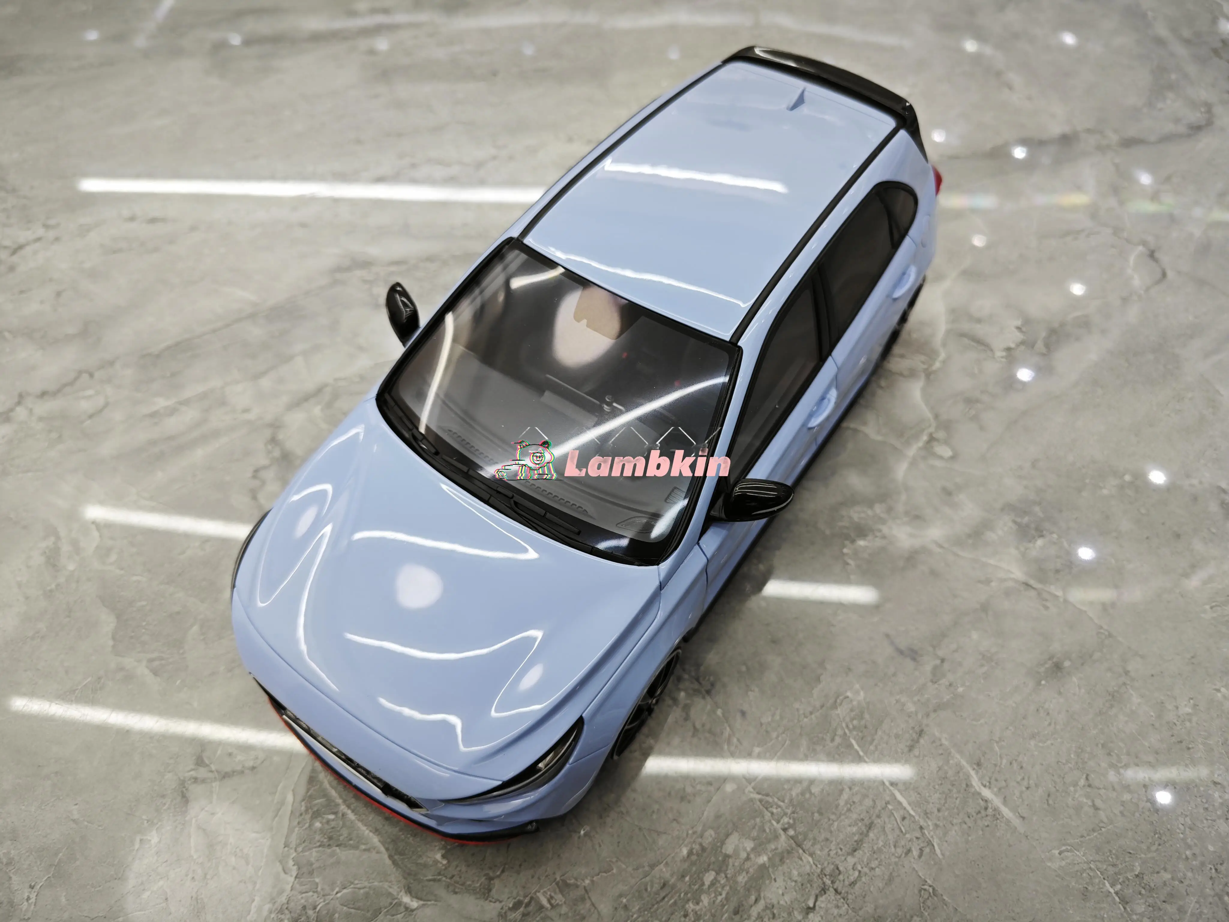 OTTO 1:18 For HYUNDAI I30 Limited Edition Simulation Resin Car Model Collectible Ornament Gifts