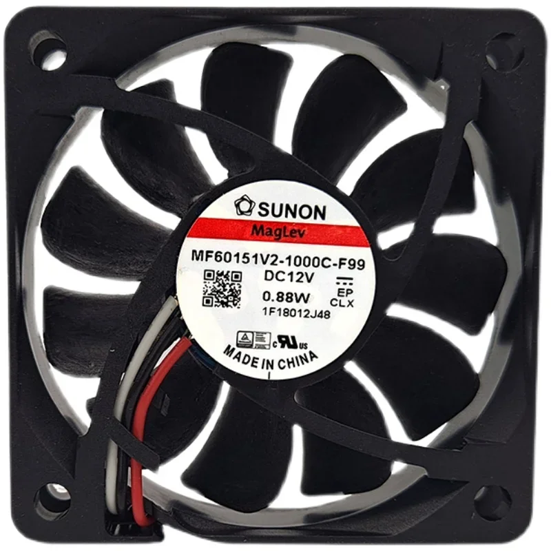 

MF60151V2-1000C-F99 12V 0.88W speed 3900rpm quasi DC cooling fan 6CM 6015 60*60*15MM