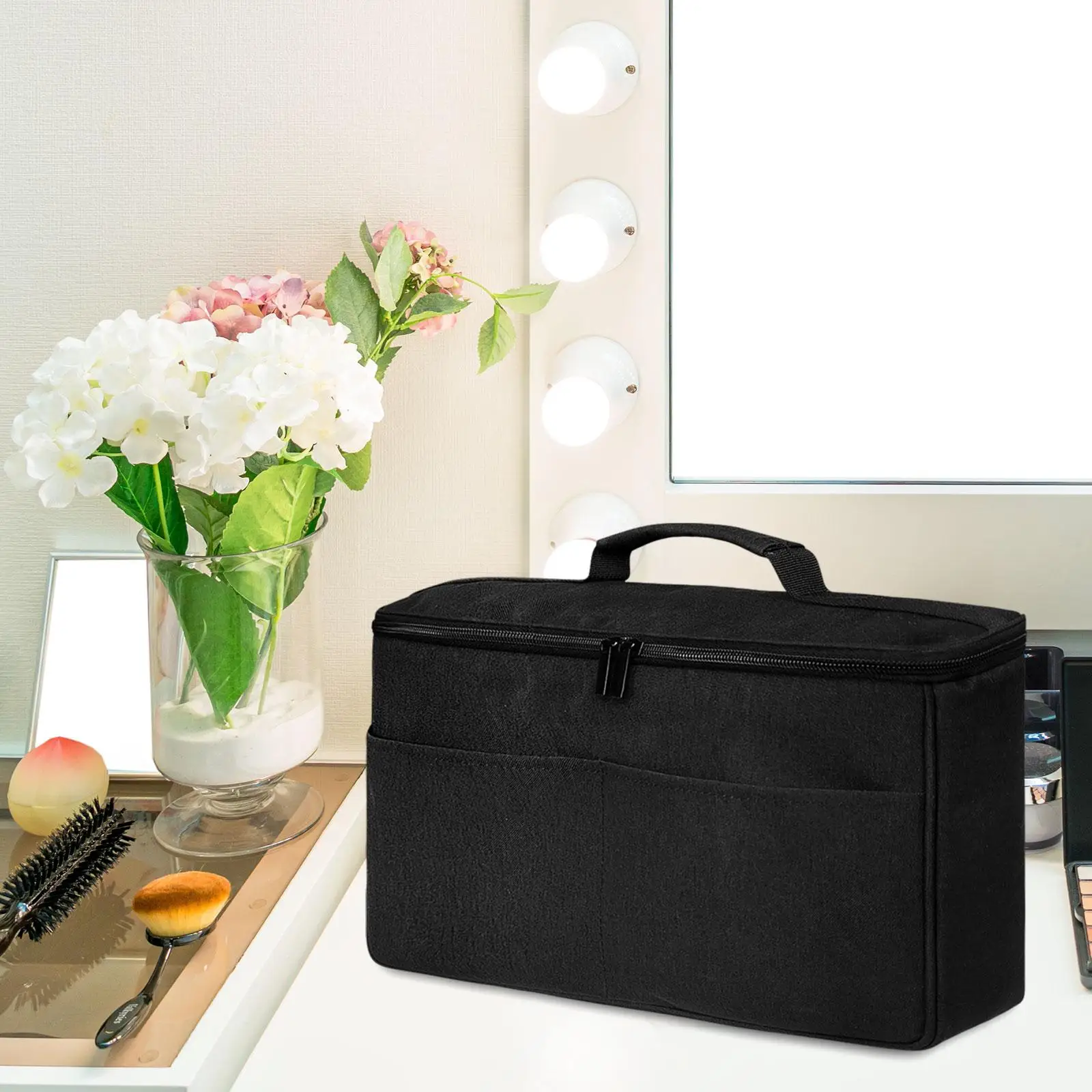 Sac de rangement de voyage pour sèche-cheveux et brosse à lisser, outils pour cheveux