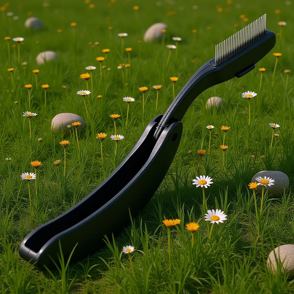 

Eyebrow Eyelash Comb Portable Metal Lash Separator Tool Reusable Compact Makeup Brush for Women Daily Travel Use Dense Steel