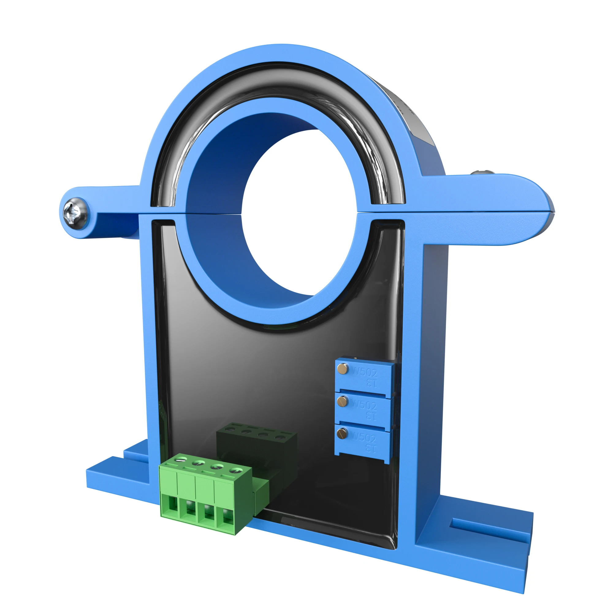

0-10V Direct Current Transmitter 0-500A AC DC Hall Current Sensor Transducer 25mm Hole 0-10V 4-20mA RS485 Current Transmitter