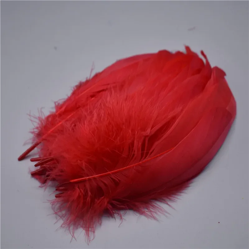 Gänsefedern für Bastelarbeiten 5-7 Zoll/12-18 cm Feder-Dekor Federn für Kleidung Bastelfedern Feder-Dekoration Plumas Karneval DIY – Detail 7