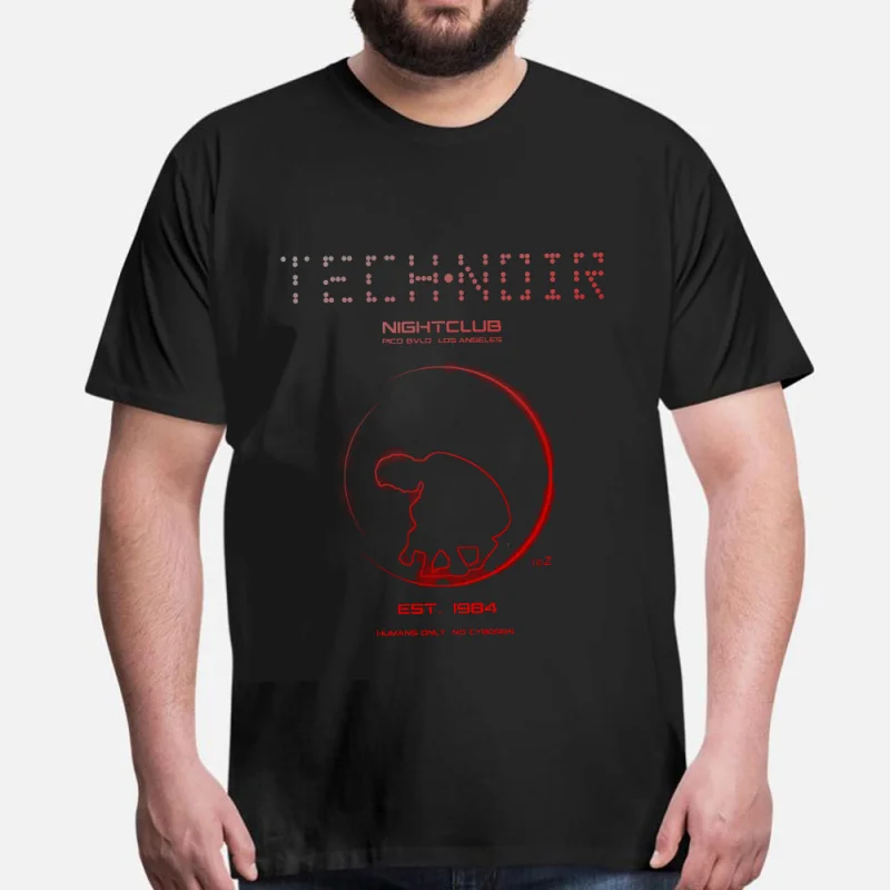 Tech Noir Terminator night-club Retro sci fi Gift T Shirt Skynet Cyberdyne Systems Cyborg Graphic