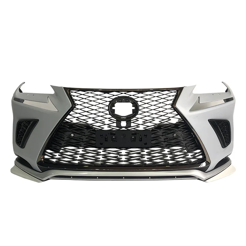 

FULI High Quality ABS material front bumper 2015-2020 for Lexus NX200 NX300 F-SPORT honeycomb grille old to new body kit