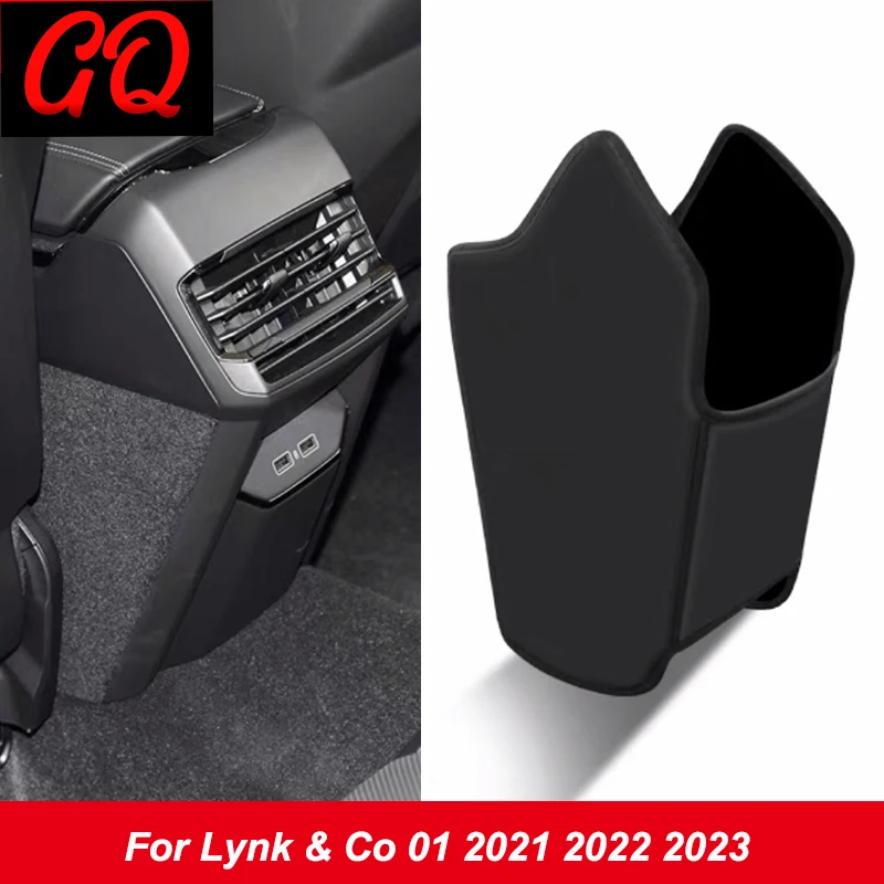 New For Lynk & Co 01 2021 2022 2023 Rear Armrest Box Anti-Kick Pad Protection Sticker Accessories