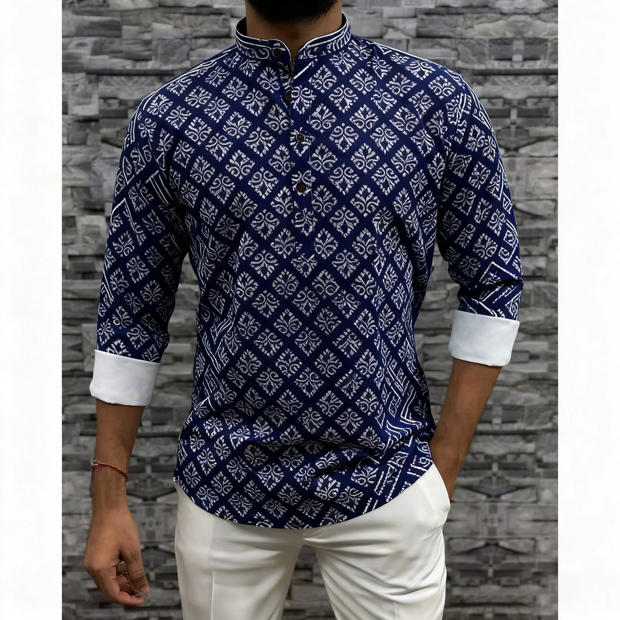 

Мужской Абая Тобе, арабский мусульманский кафтан с длинными рукавами на пуговицах, простое платье с полосками, рубашки, мусульманская мужская одежда, Arabe Hombre