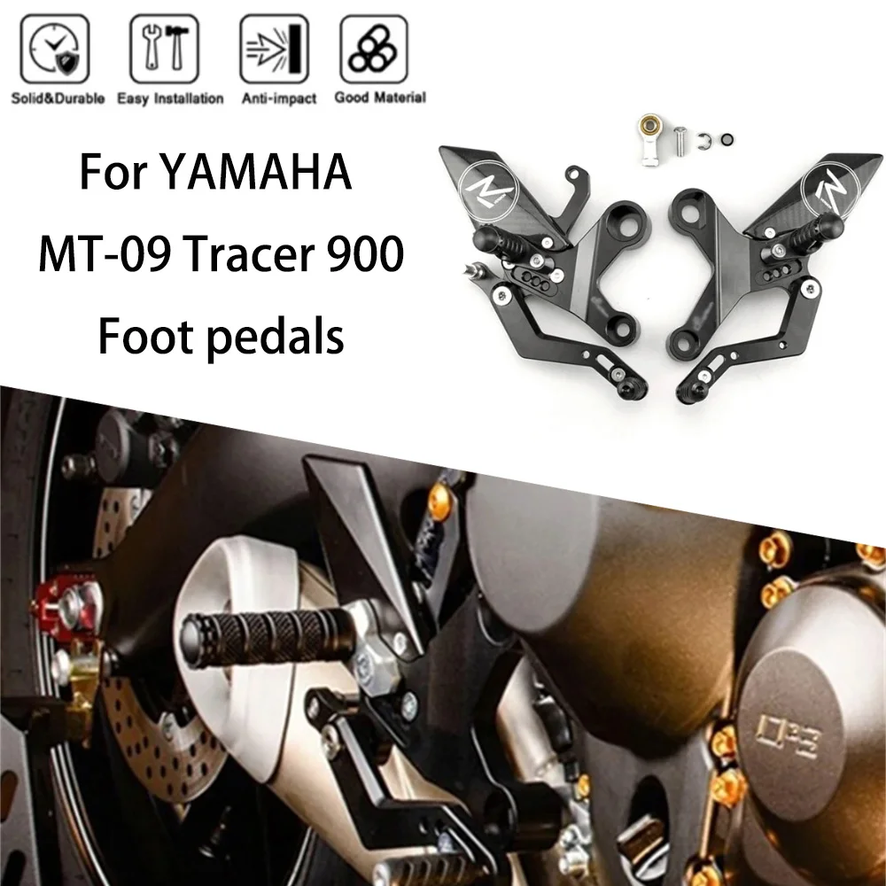 

MTKRACING For YAMAHA MT-09 13-20 MT-09 Tracer 15-17 Tracer 900 18-20 Heighten Pedal Adjustable Pedal Shift Lever Brake Kit