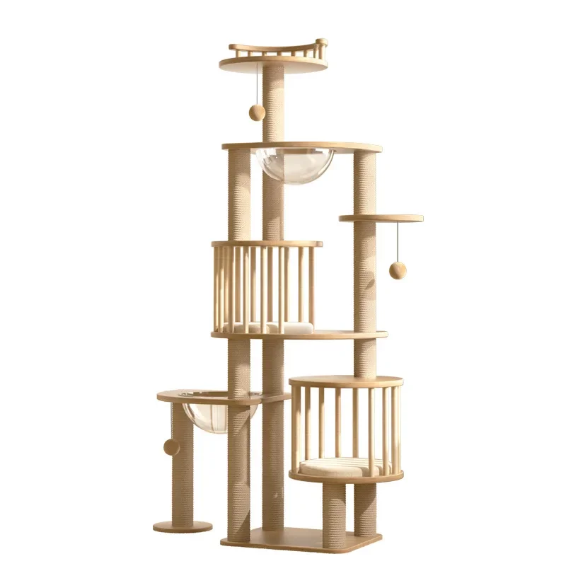 

Multi-story Space Capsule Cat Jump Platform Large Cat Scratching Tree Multifunctional Pet Paradise Multi-cat Climbing Frame