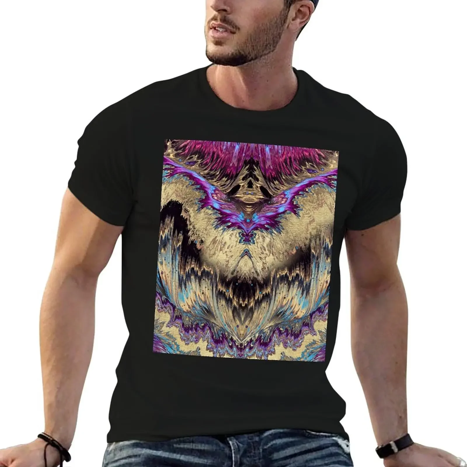 

Wild purple blend T-Shirt vintage graphic tee blanks Luxury man animal prinfor boys funny t shirts men