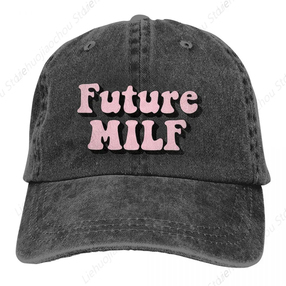 Pure Color Dad Hats Cool Women's Hat Sun Visor Baseball Caps Future Milf Peaked Cap