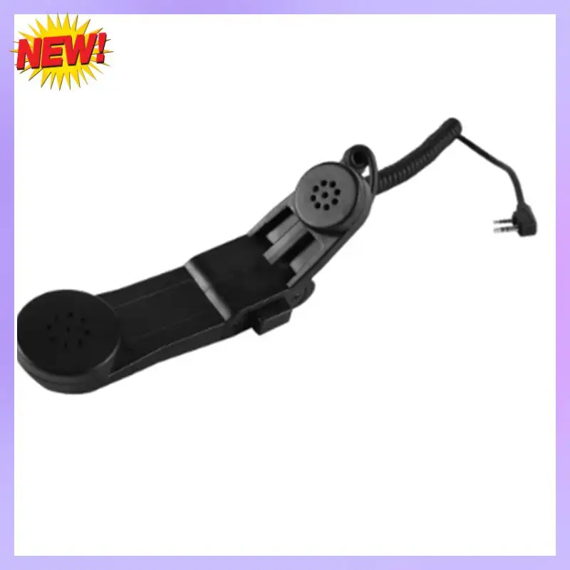

T24C 2Pin K-Type Army Retro Telephone Microphone For Puxing TYT HYT Radio Shoulder PTT Mic Microphone
