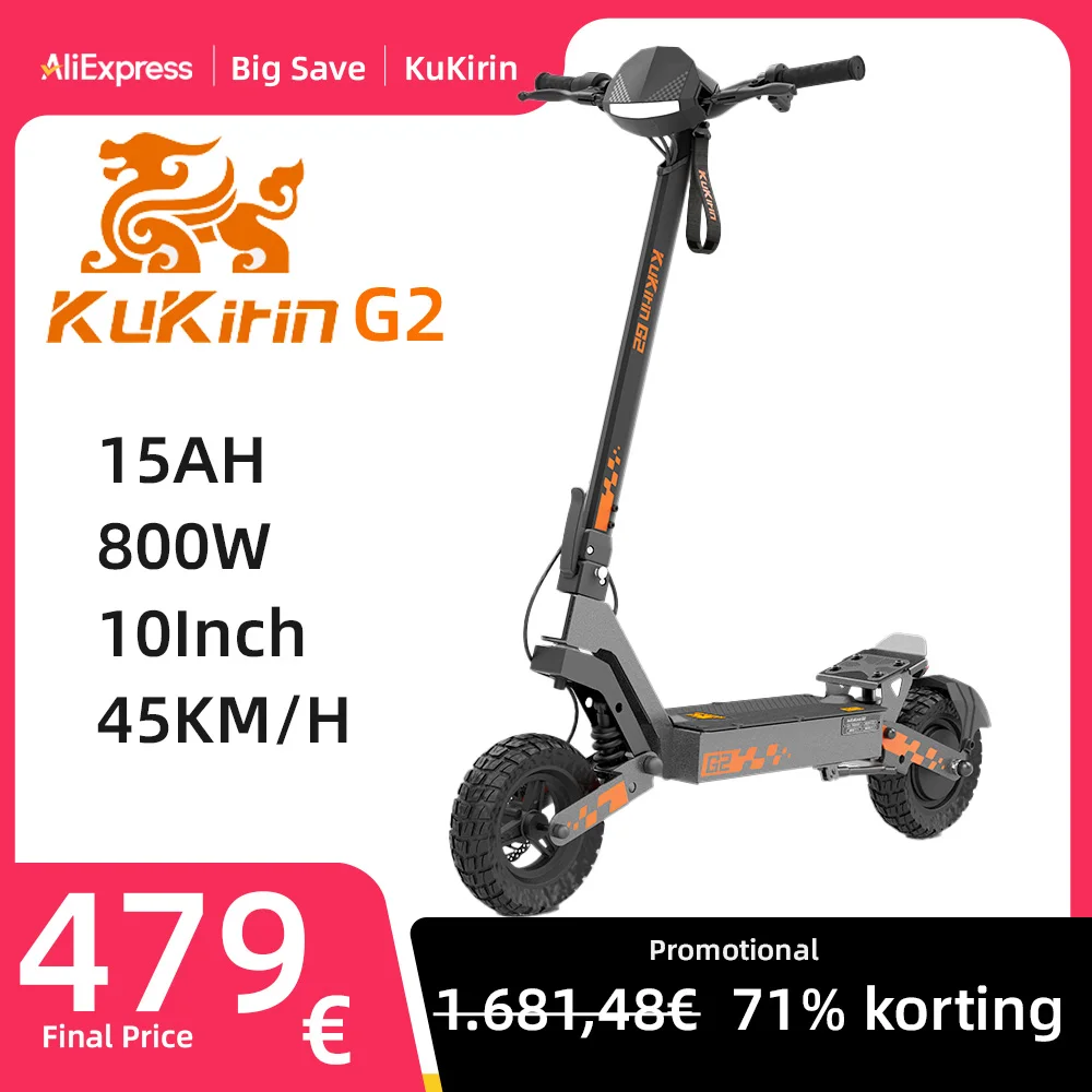 KuKirin G2 2024 Adult Electric Scooter 10