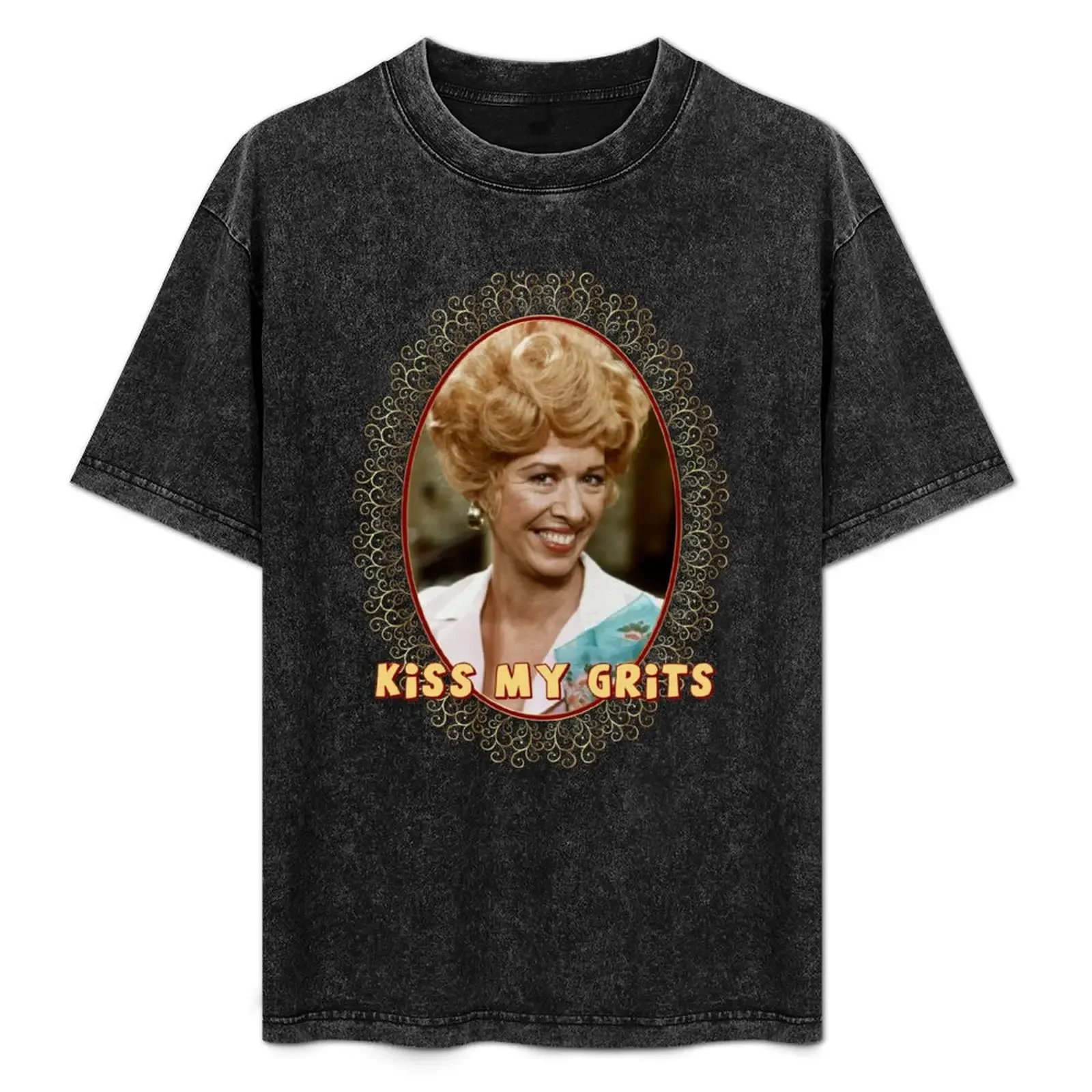 

Florence Jean Flo Castleberry: Kiss My Grits T-Shirt Clothing affliction shirts blacks cotton man t-shirts mens fashion