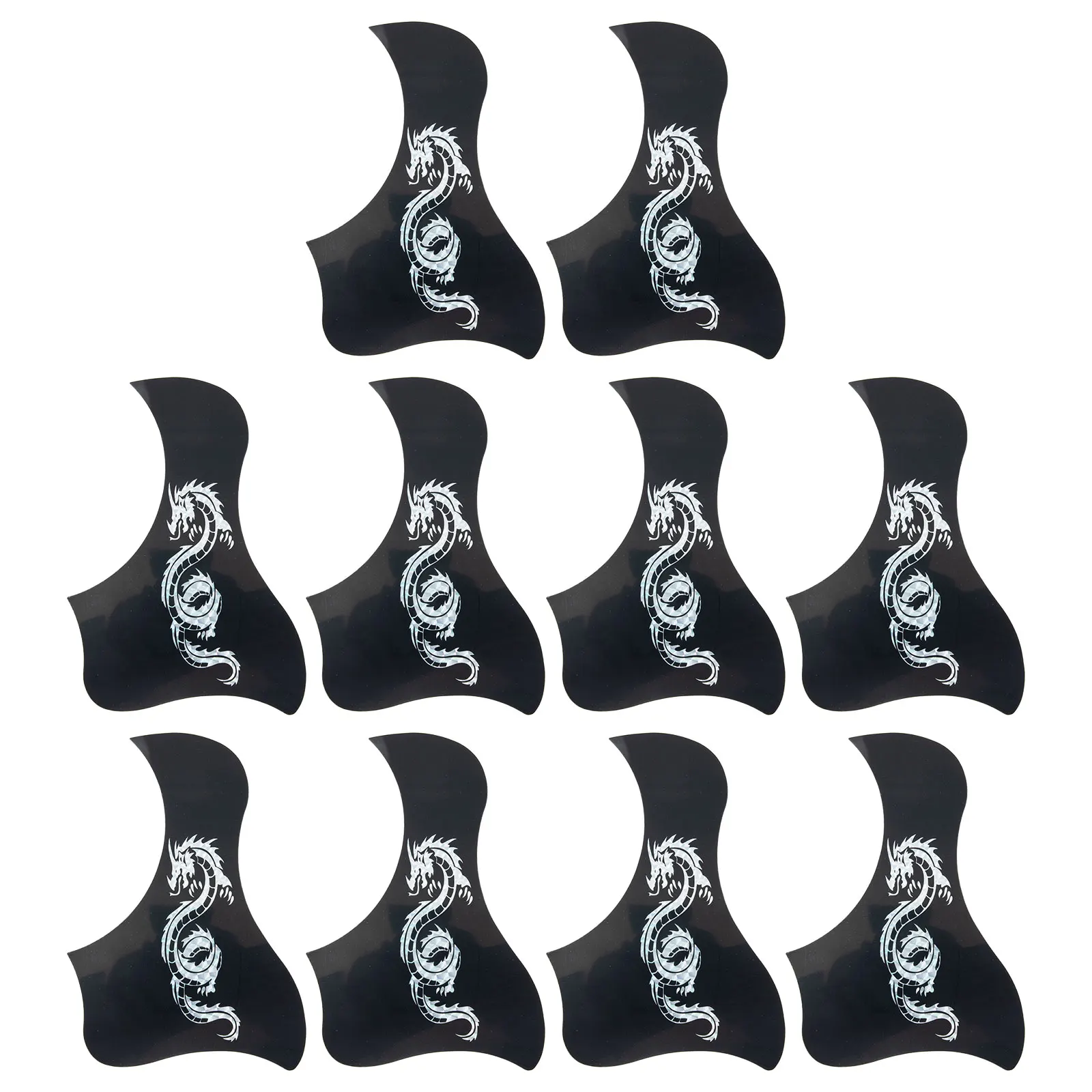 

10pcs Guitar Stickers for Guitar Pickguard Adhesive Pickguard Sticker Folk Electric PVC Smooth Durable Protector Accessories